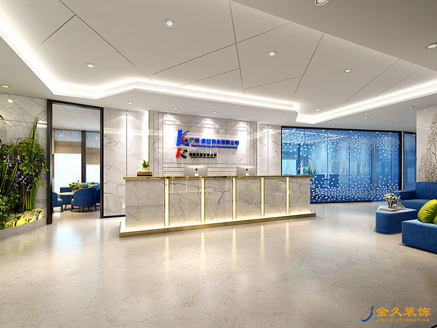 辦公室前臺裝修效果圖 辦公室前臺裝修效果圖