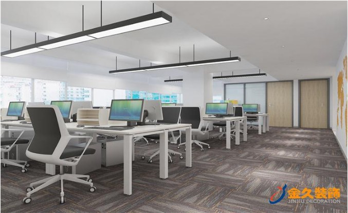 現(xiàn)代辦公區(qū)域裝修設(shè)計(jì)效果圖